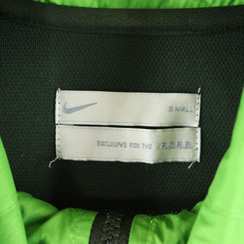 F.C.R.B./F.C.Real Bristol/FCRB(エフシーアールビー/エフシーレアルブリストル) ×NIKE ロゴラバープリント フード切替 ジップアップパーカー グリーン 534639-313