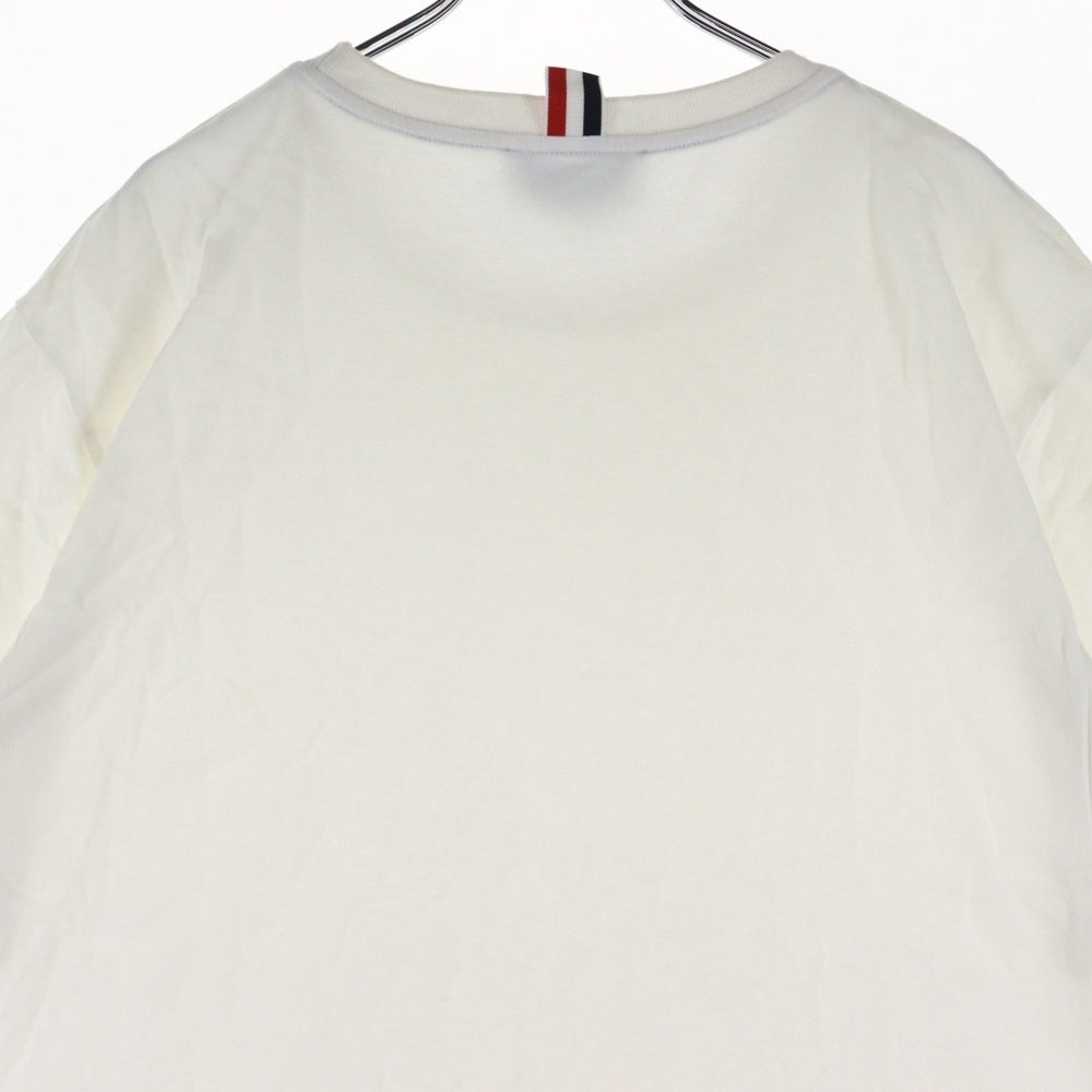 THOM BROWNE(トムブラウン) サイドスリッド クルーネック 半袖Tシャツ ホワイト MJS067A-00042100
