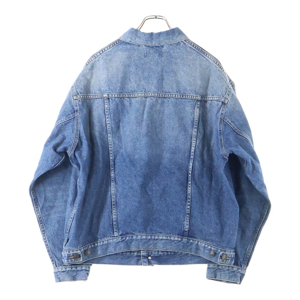 BALENCIAGA(バレンシアガ) 19AW フロント刺繍ロゴ デニムジャケット インディゴ 594386 TCW03