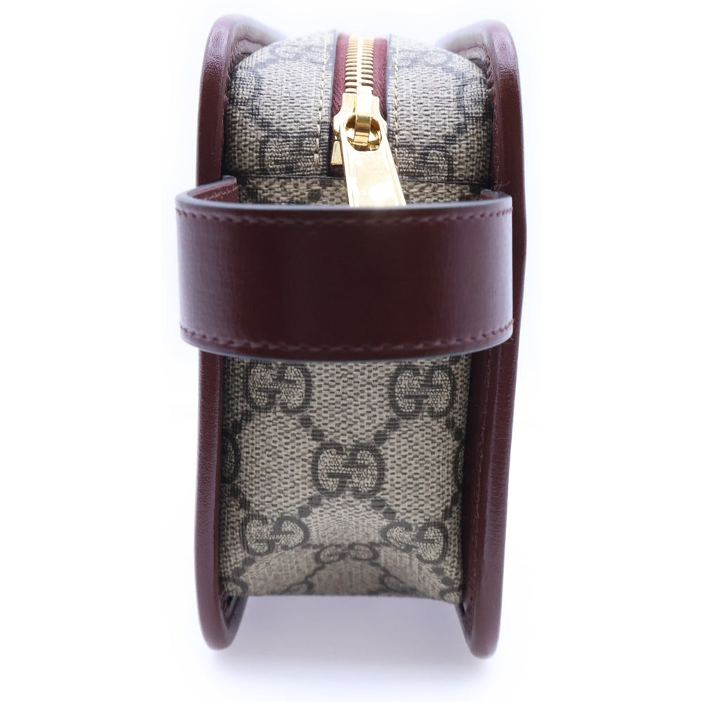 GUCCI(グッチ) GGスプリームキャンバス クラッチバッグ セカンドバッグ ベージュ/ボルドー 625764 1147