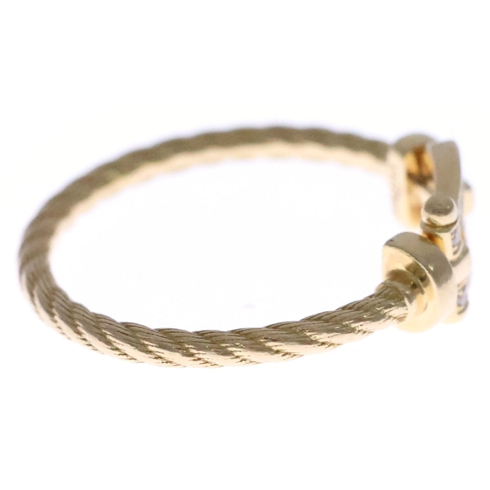 FRED(フレッド) フォース10 スモールモデル ダイヤ ツイスト リング ゴールド