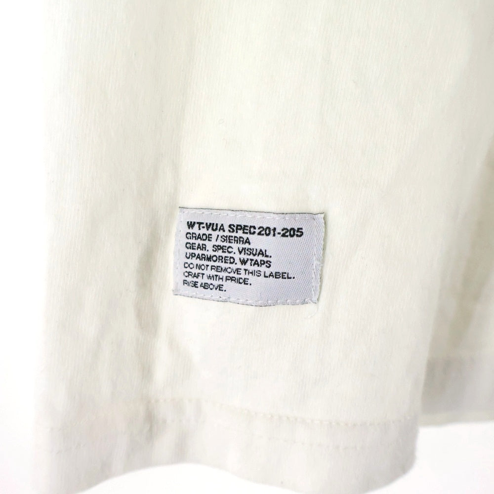 WTAPS(ダブルタップス) ×BULLINK RISE ABOVE プリント 半袖 クルーネック Tシャツ ホワイト