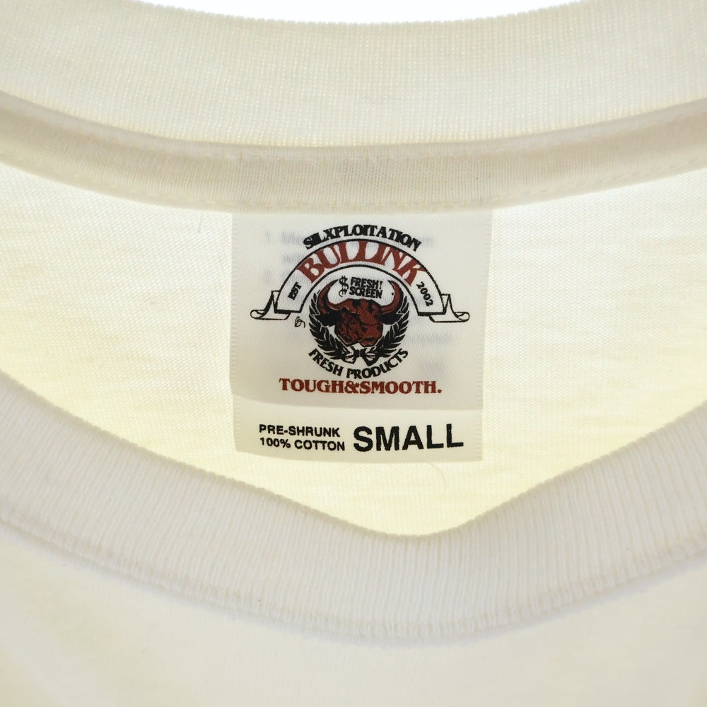 WTAPS(ダブルタップス) ×BULLINK RISE ABOVE プリント 半袖 クルーネック Tシャツ ホワイト