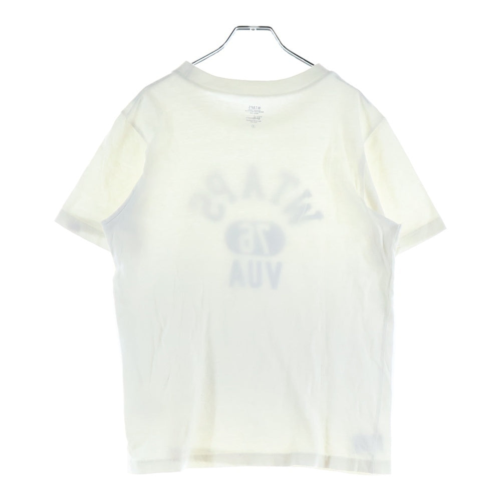 WTAPS(ダブルタップス) ×Ron Herman アーチロゴ ホワイト 半袖 クルーネック Tシャツ ホワイト 141ATDT-CSM04S