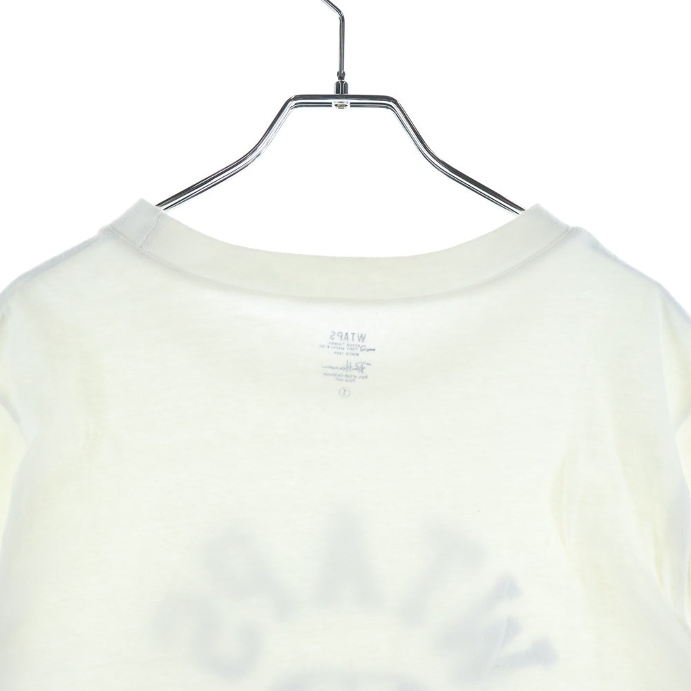 WTAPS(ダブルタップス) ×Ron Herman アーチロゴ ホワイト 半袖 クルーネック Tシャツ ホワイト 141ATDT-CSM04S