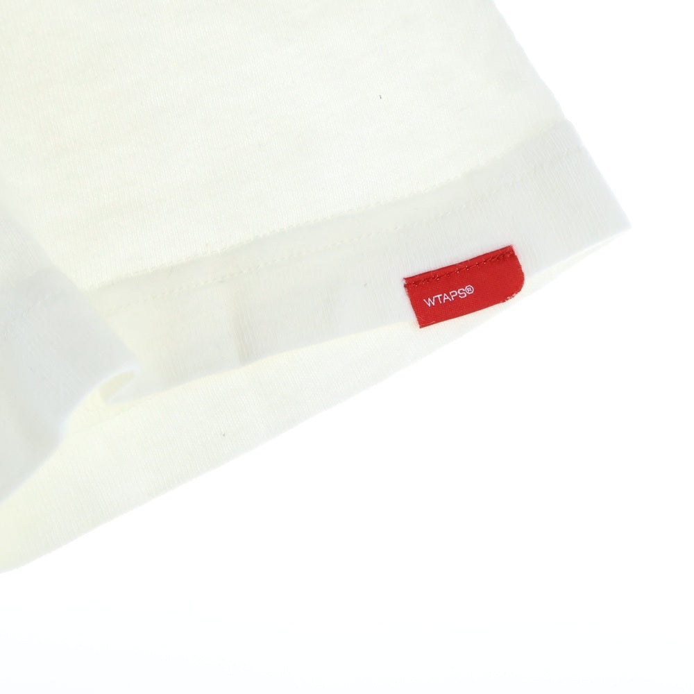 WTAPS(ダブルタップス) ×Ron Herman アーチロゴ ホワイト 半袖 クルーネック Tシャツ ホワイト 141ATDT-CSM04S