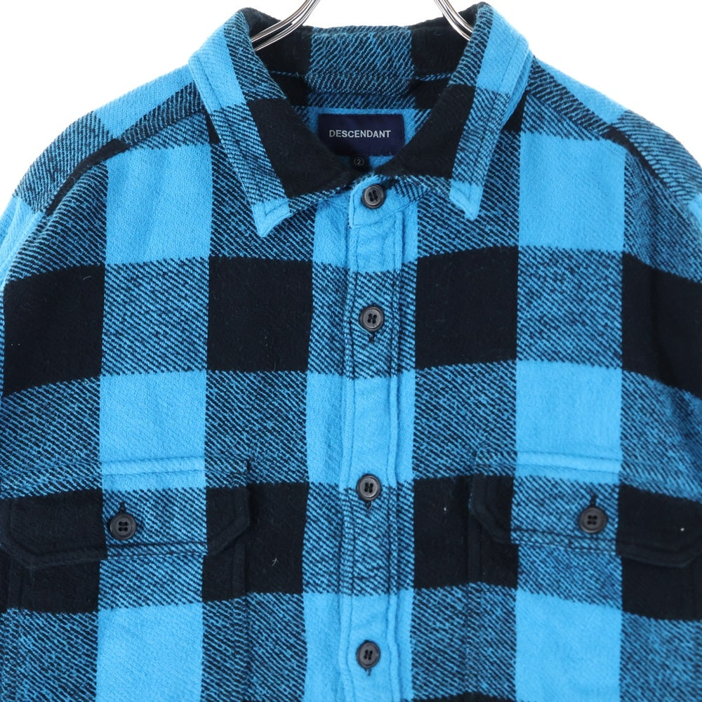 DESCENDANT(ディセンダント) CHECK LS SHIRTS チェック柄 長袖シャツ