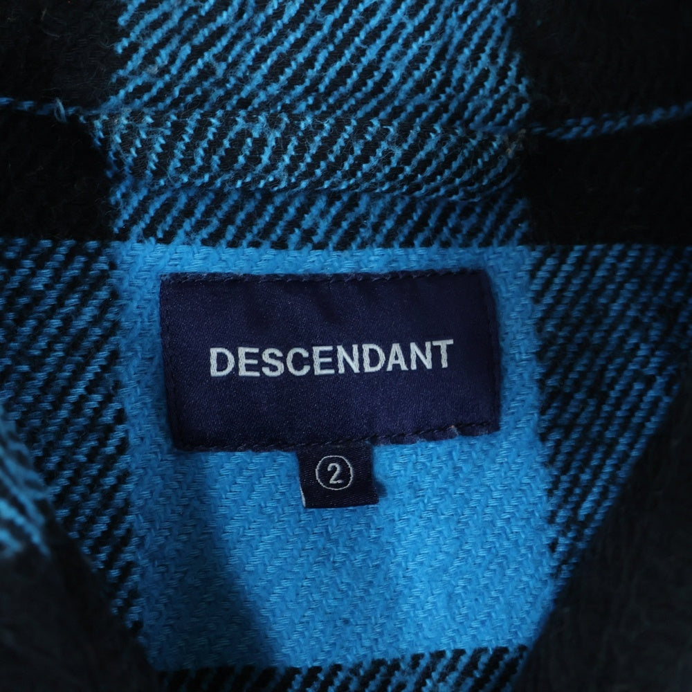 DESCENDANT(ディセンダント) CHECK LS SHIRTS チェック柄 長袖シャツ