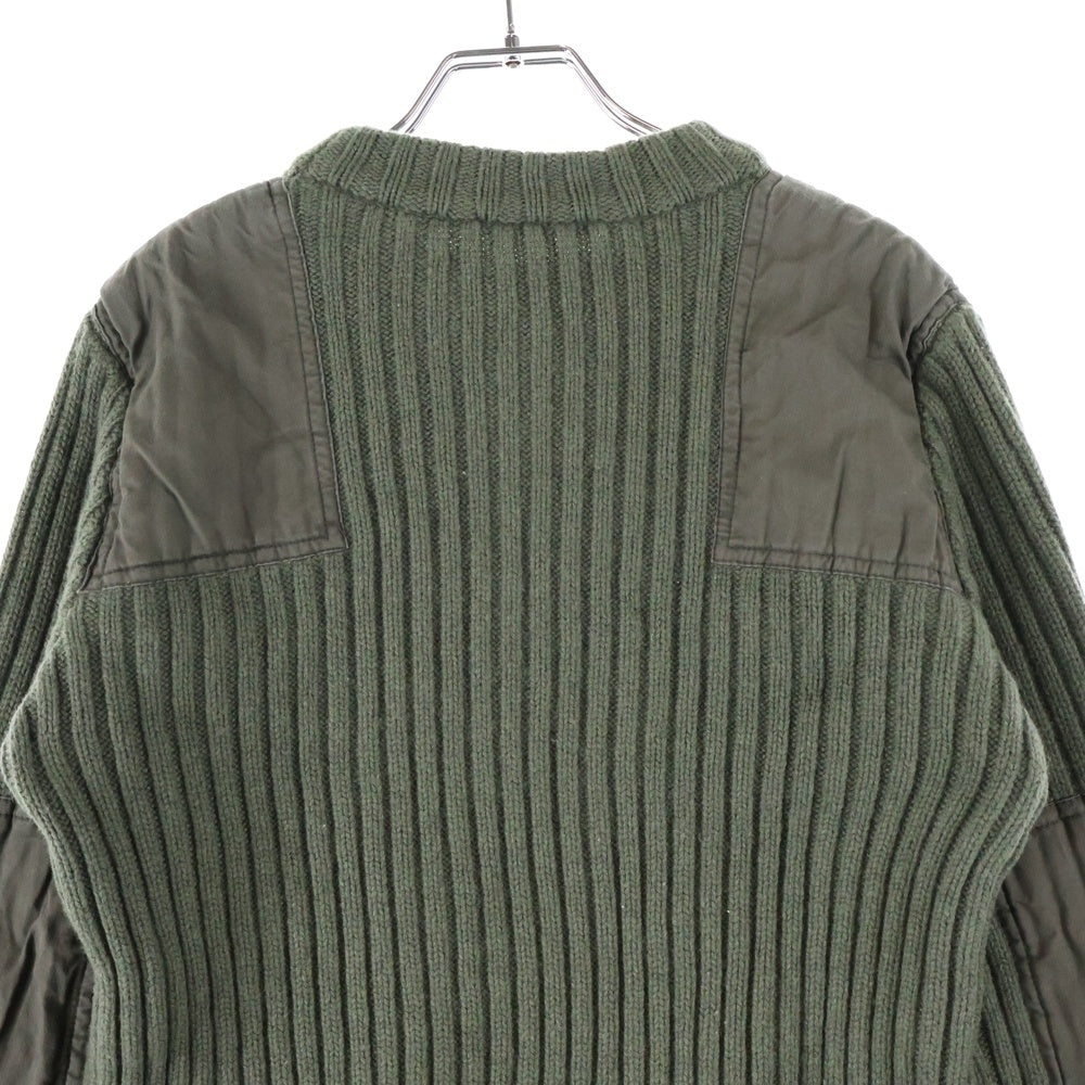 WTAPS(ダブルタップス) 14AW 142MADT-KNM02 YOUTHFUL DAYZ COMMANDER SEWATER WOOL クルーネック 長袖ニット セーター カーキ