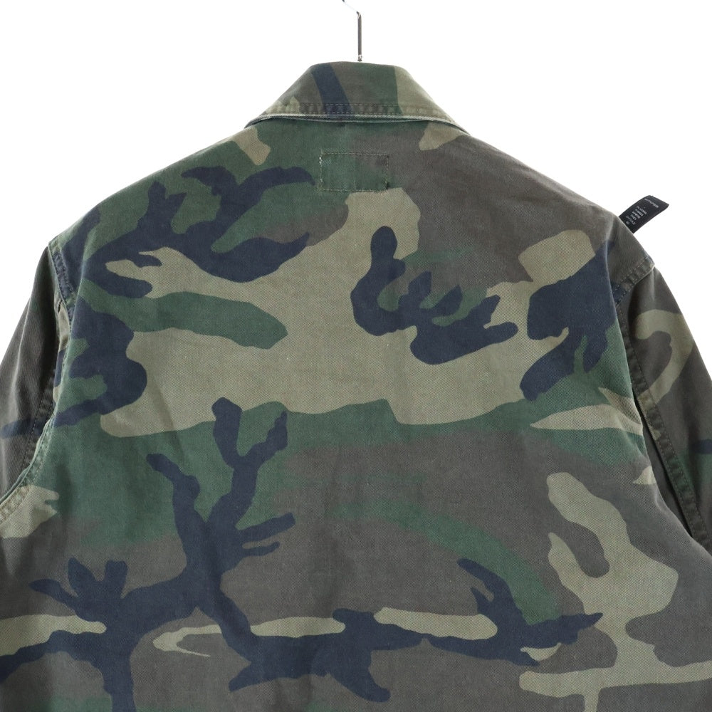 WTAPS(ダブルタップス) 16AW 162LTDT-SHM02 HBT LS 02 SHIRT ミリタリーカモフラ長袖シャツジャケット カーキ