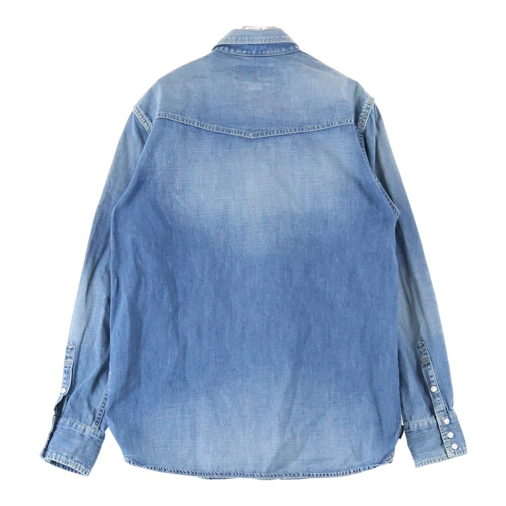 NEIGHBORHOOD(ネイバーフッド) 16AW RAWHIDE/C-SHIRT．LS 162NYNH-SHM01 デニムウエスタンシャツ 長袖シャツ インディゴ 162NYNH-SHM01