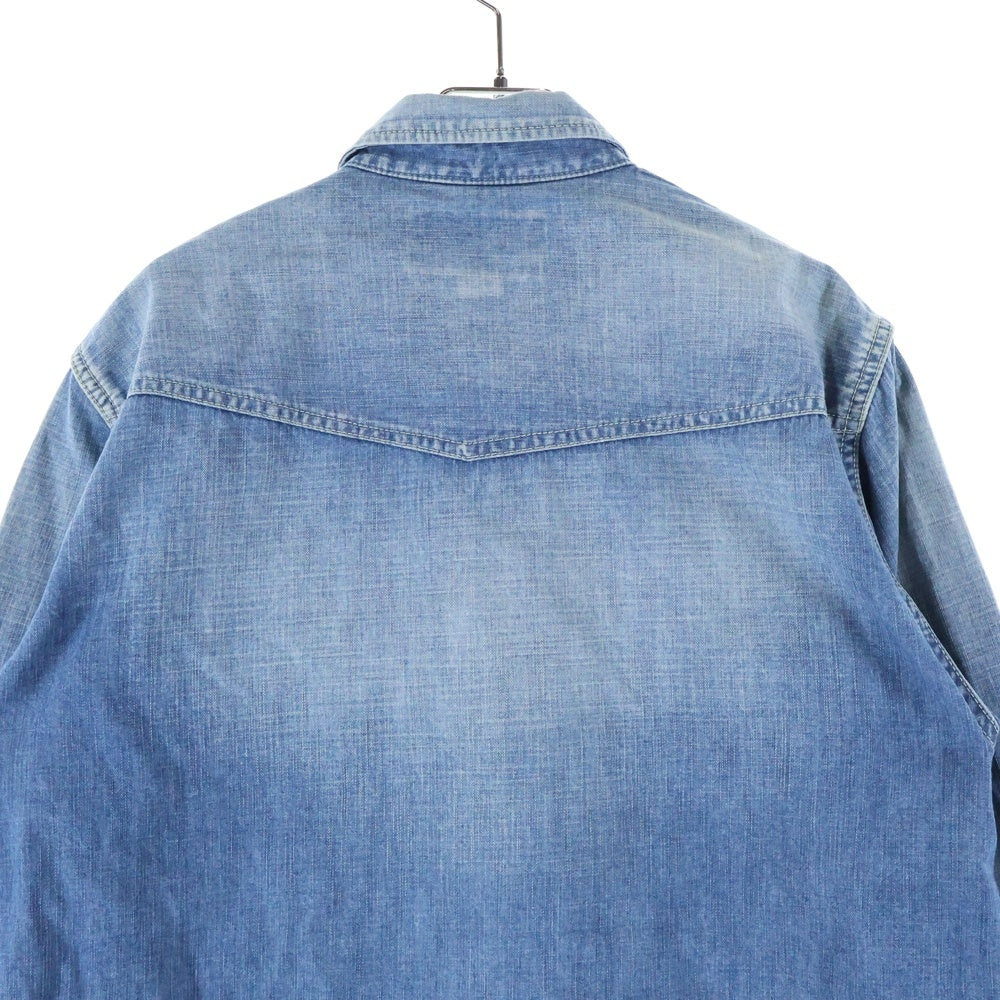 NEIGHBORHOOD(ネイバーフッド) 16AW RAWHIDE/C-SHIRT．LS 162NYNH-SHM01 デニムウエスタンシャツ 長袖シャツ インディゴ 162NYNH-SHM01