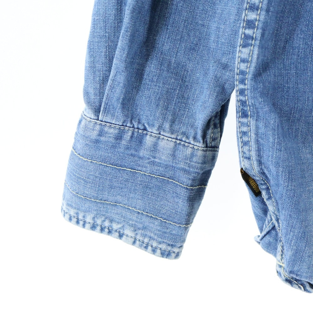 NEIGHBORHOOD(ネイバーフッド) 16AW RAWHIDE/C-SHIRT．LS 162NYNH-SHM01 デニムウエスタンシャツ 長袖シャツ インディゴ 162NYNH-SHM01