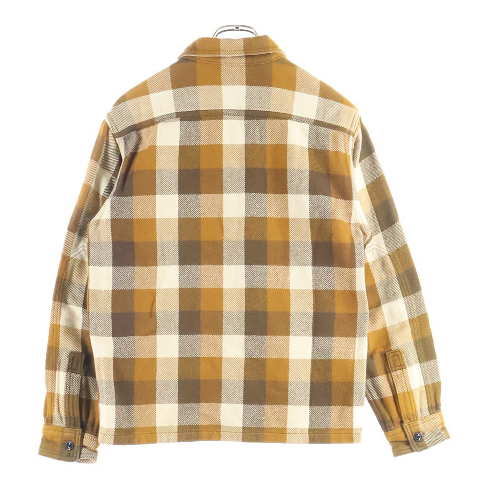 TENDERLOIN(テンダーロイン) チェック フランエル 長袖シャツ ブラウン