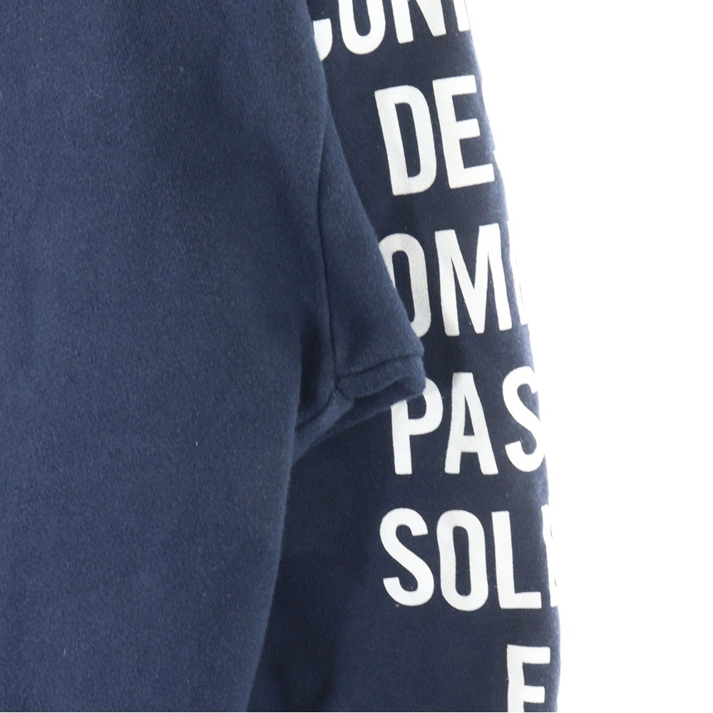 WTAPS(ダブルタップス) 袖プリント プルオーバーパーカー ネイビー