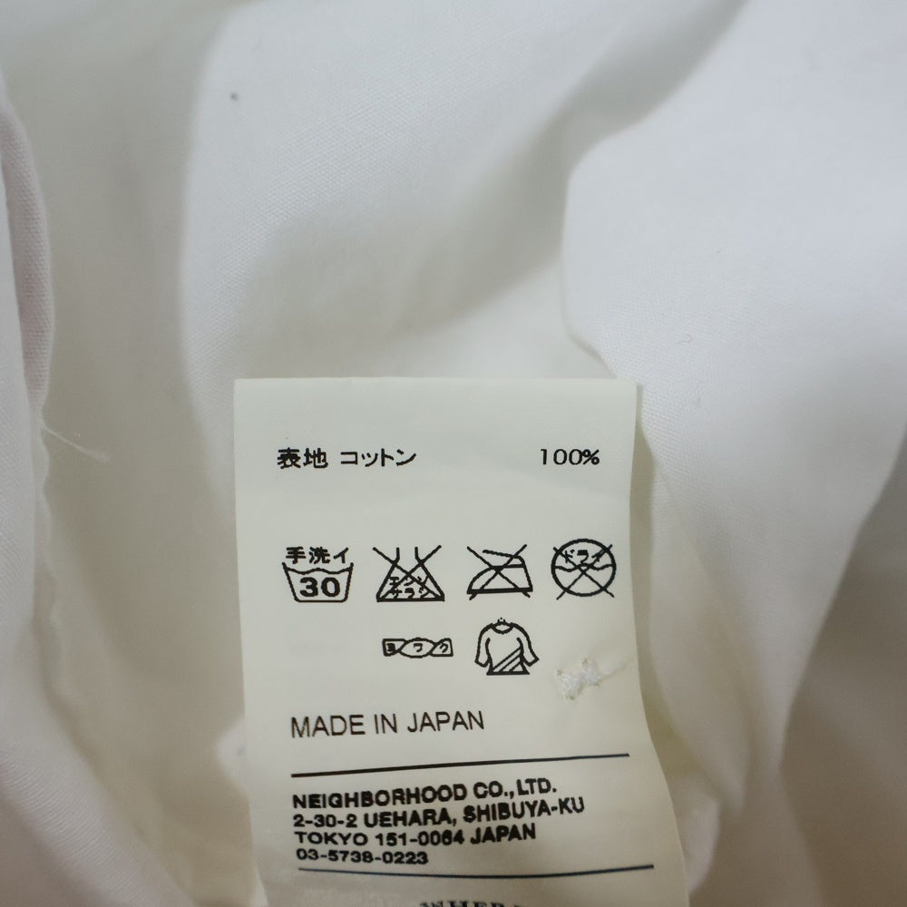 WTAPS(ダブルタップス) FURRIES LS SHIRTS 両面プリント 長袖シャツ ホワイト 092SPDT-SHM06