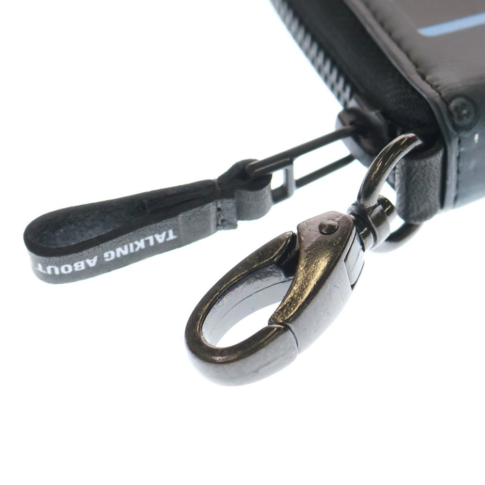 TALKING ABOUT THE ABSTRACTION(トーキング アバウト ザ アブストラクション) 24AW PRINT KEY CACE 転写 キーケース ブラック NPT-ACC-003