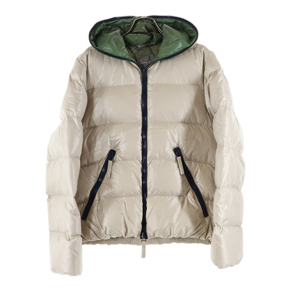 DUVETICA(デュベティカ) フルジップ フード付き ナイロン ダウンジャケット ベージュ U.2250.00