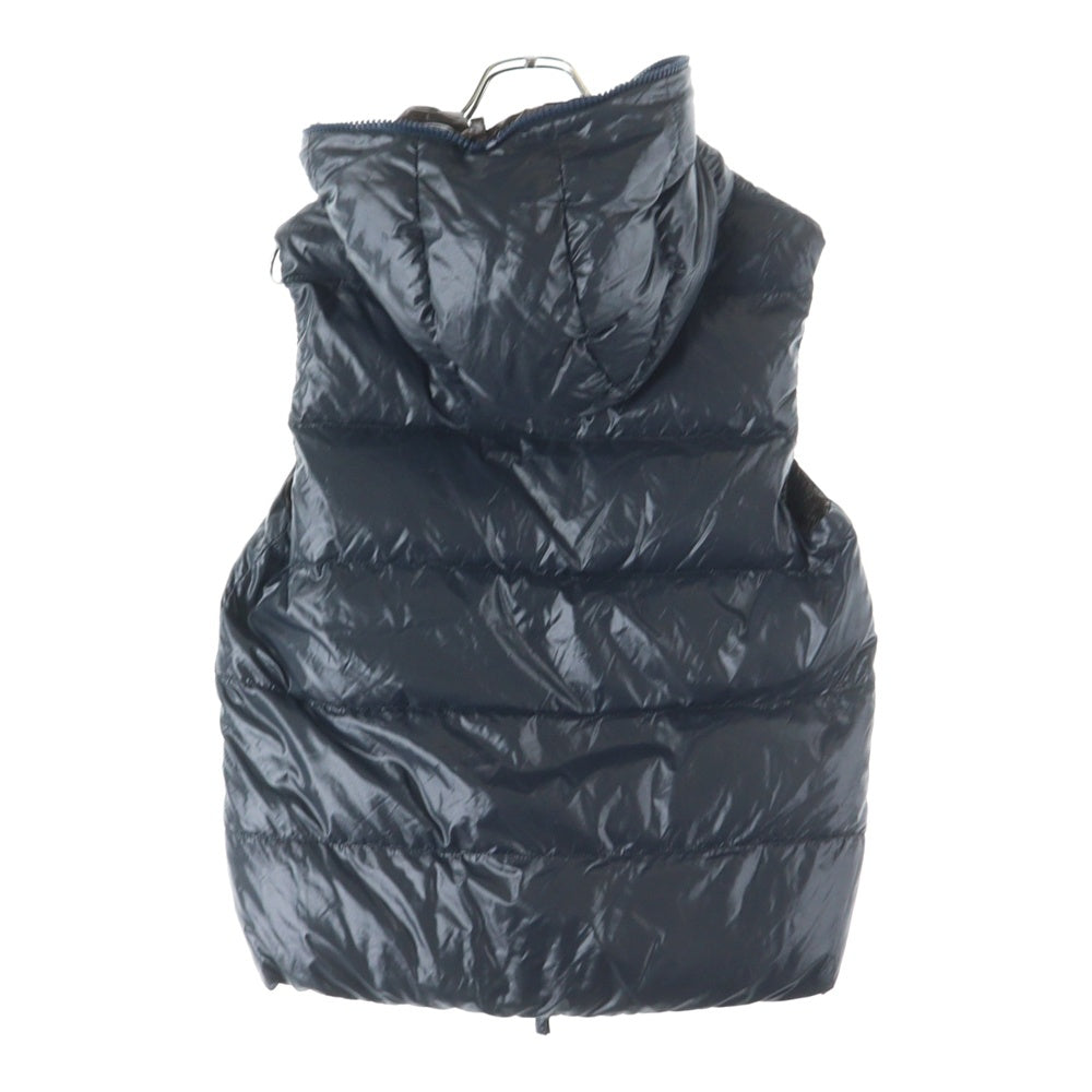 DUVETICA(デュベティカ) フルジップ フード付き ナイロン ダウンベスト グレー