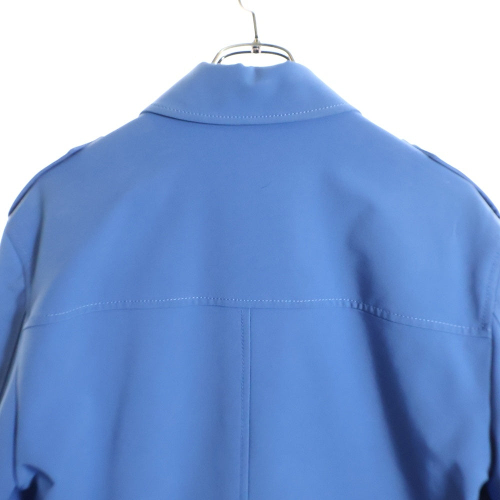 PRADA(プラダ) 90s ボックスシャツ エポーレット シャツジャケット ブルー