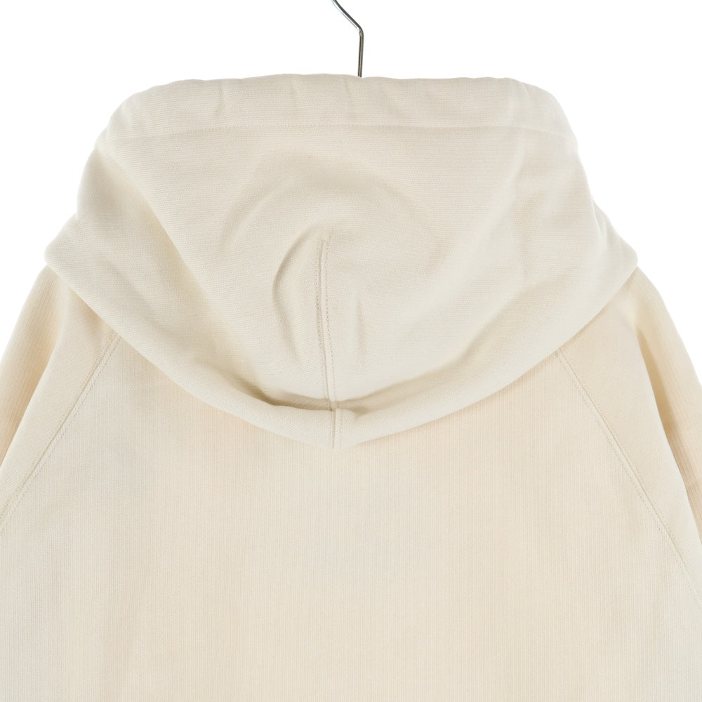 ami paris(アミパリス) ロゴパッチ プルオーバーパーカー アイボリー USW275.747