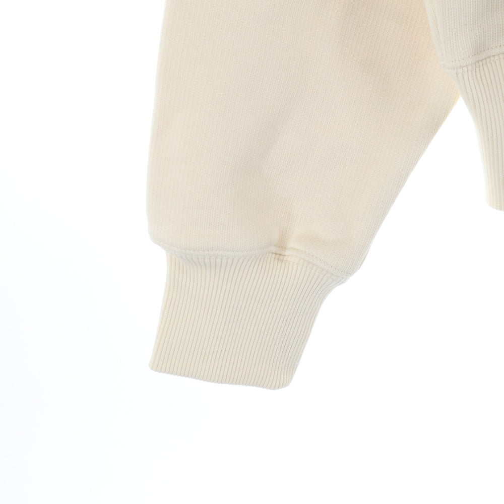 ami paris(アミパリス) ロゴパッチ プルオーバーパーカー アイボリー USW275.747