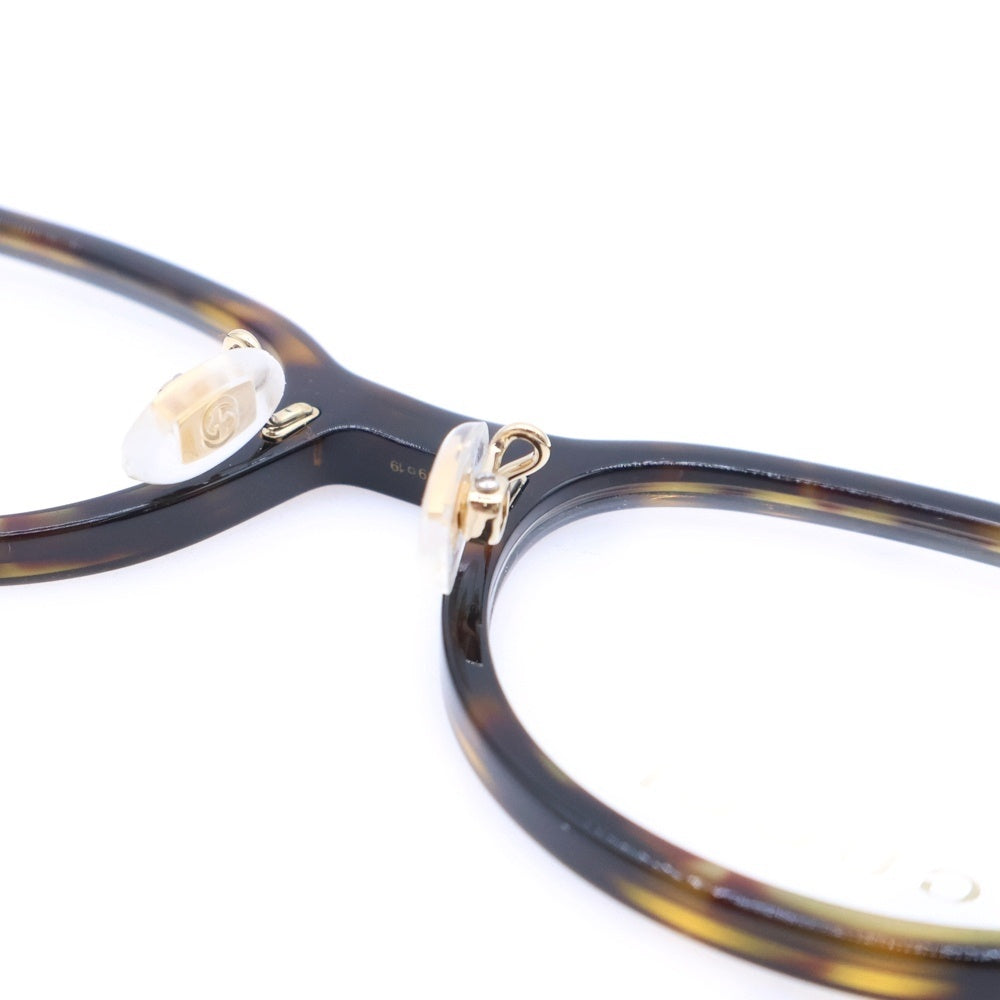 GUCCI(グッチ) 眼鏡 アイウェア ボストン オーバル バナナ ゴールド ブラック GG1507OJ 002