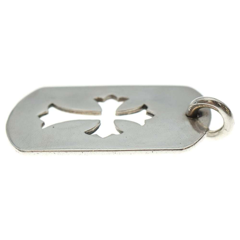 CHROME HEARTS(クロムハーツ) D TAG LRG CO CRS カットアウトクロスドッグタグ ラージ ペンダントトップ シルバー BCA239
