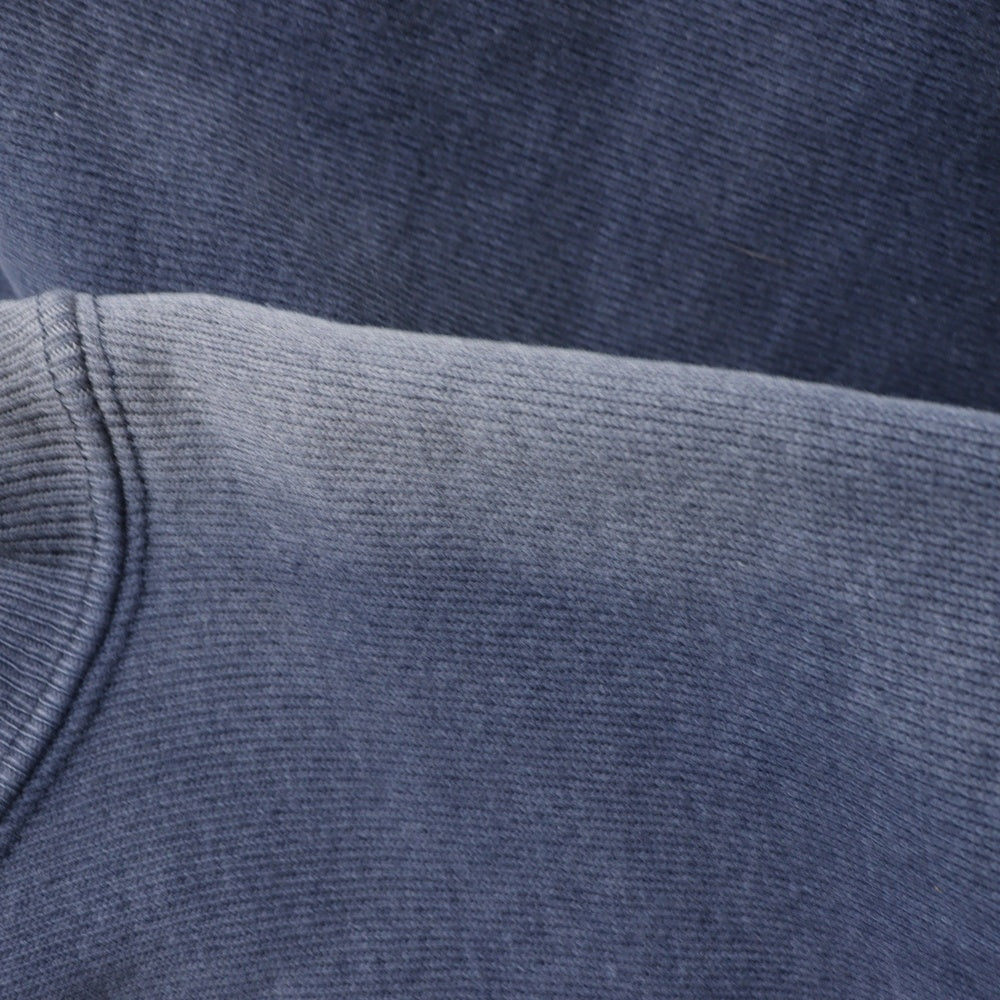 CHAMPION(チャンピオン) 90s MICHIGAN カレッジロゴプリント リバースウィーブ クルーネック長袖スウェット ネイビー