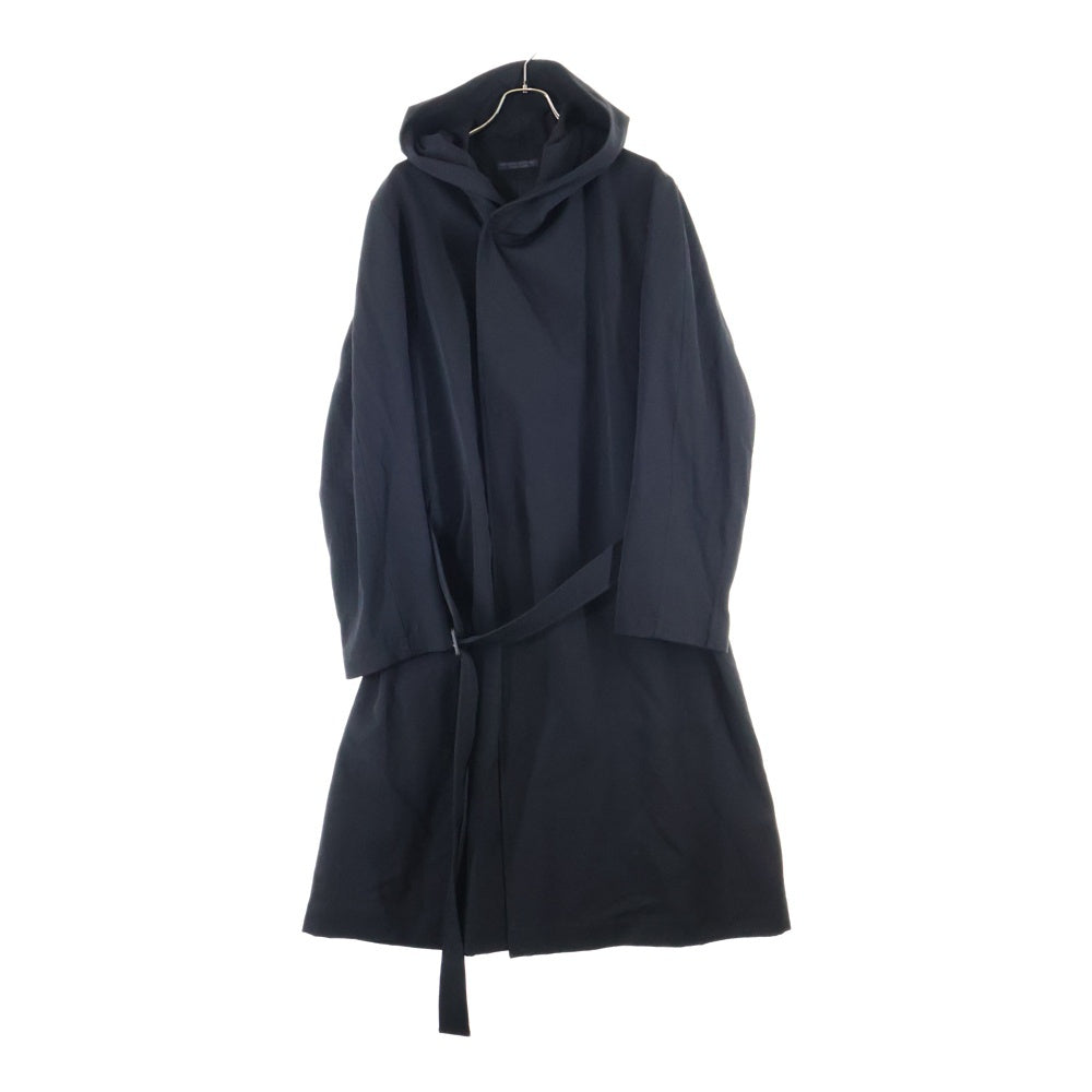 Yohji Yamamoto POUR HOMME(ヨウジヤマモト プールオム) 18AW フーデッド ロングコート ブラック HV-C98-148