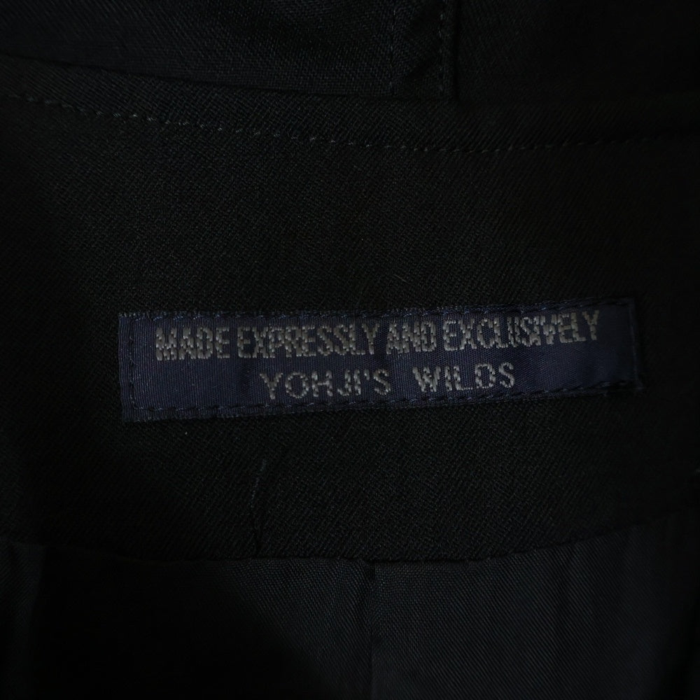 Yohji Yamamoto POUR HOMME(ヨウジヤマモト プールオム) 18AW フーデッド ロングコート ブラック HV-C98-148