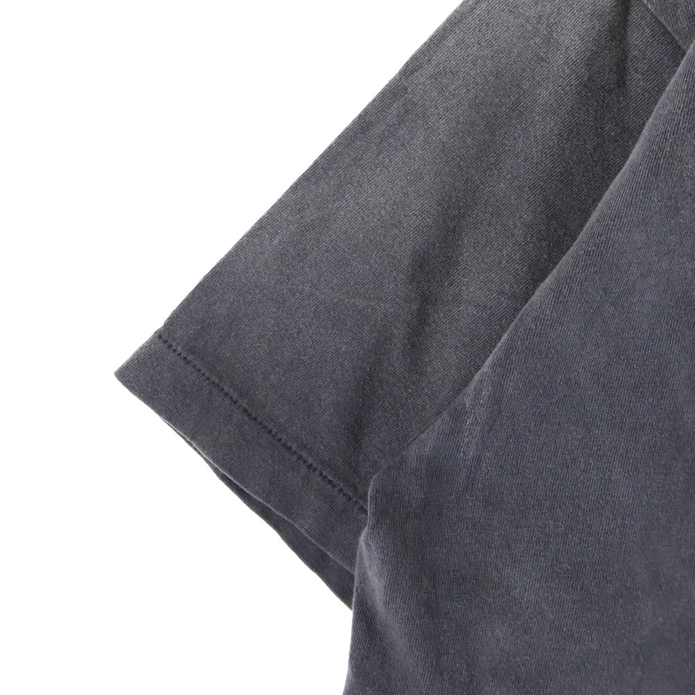 SAINT MICHAEL(セントマイケル) ×cactus plant flea market TEE SMILE カクタスプラントフリーマーケット ティースマイル クルーネック半袖Tシャツ/カットソー ブラック SM-YS1-0000-C01