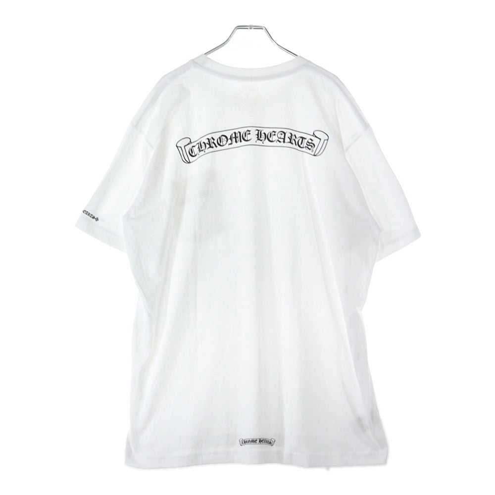 クロムハーツ　バッグロゴ　白　半袖Tシャツ　Sサイズ CHROME HEARTS / クロムハーツ CHプラス バックロゴ 半袖 Tシャツ 白