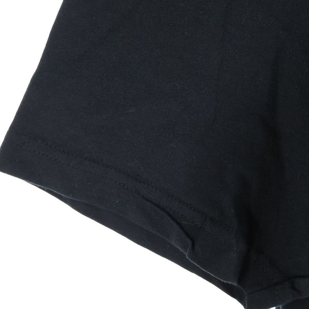 CHROME HEARTS(クロムハーツ) マイアミ限定 バックホースシュー プリント 半袖 クルーネック Tシャツ ブラック