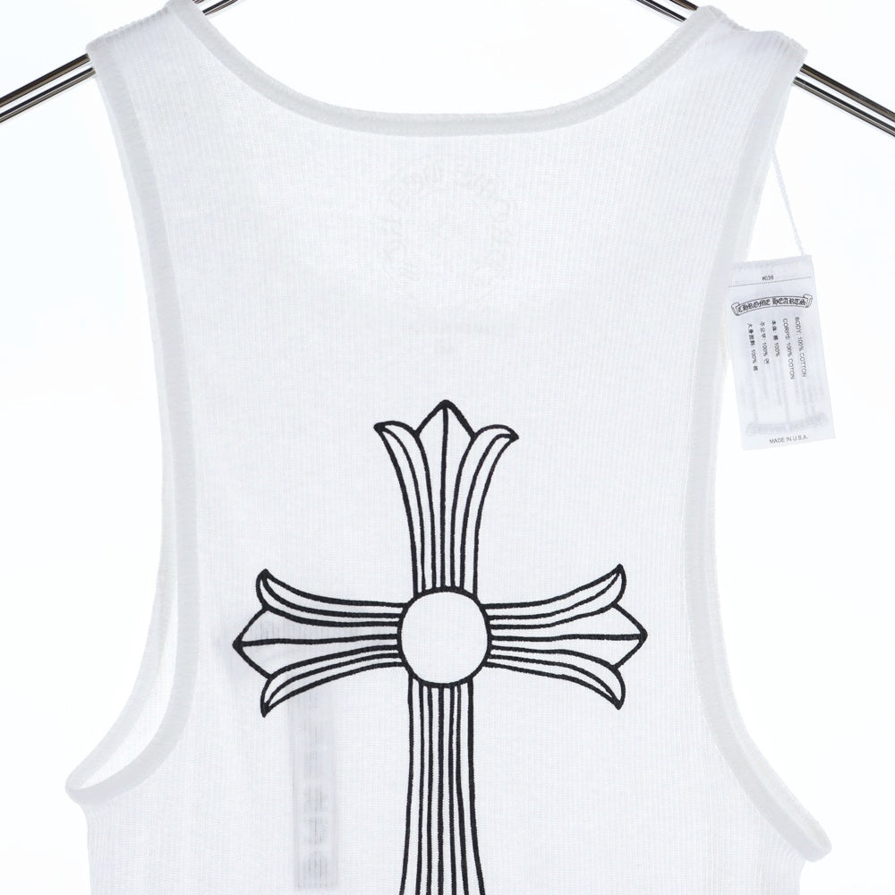 CHROME HEARTS(クロムハーツ) バッククロスプリントリブタンクトップ