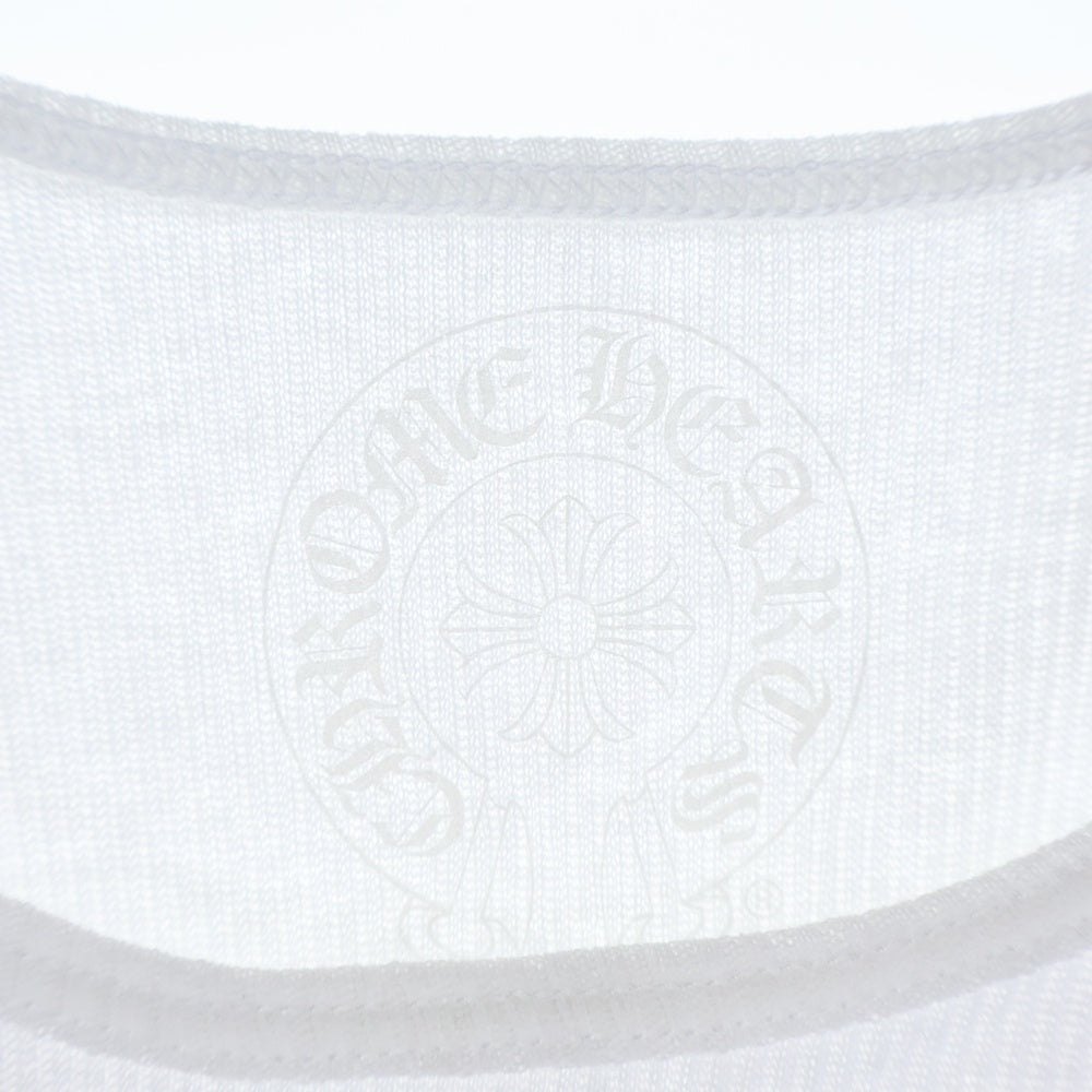 CHROME HEARTS(クロムハーツ) バッククロスプリントリブタンクトップ