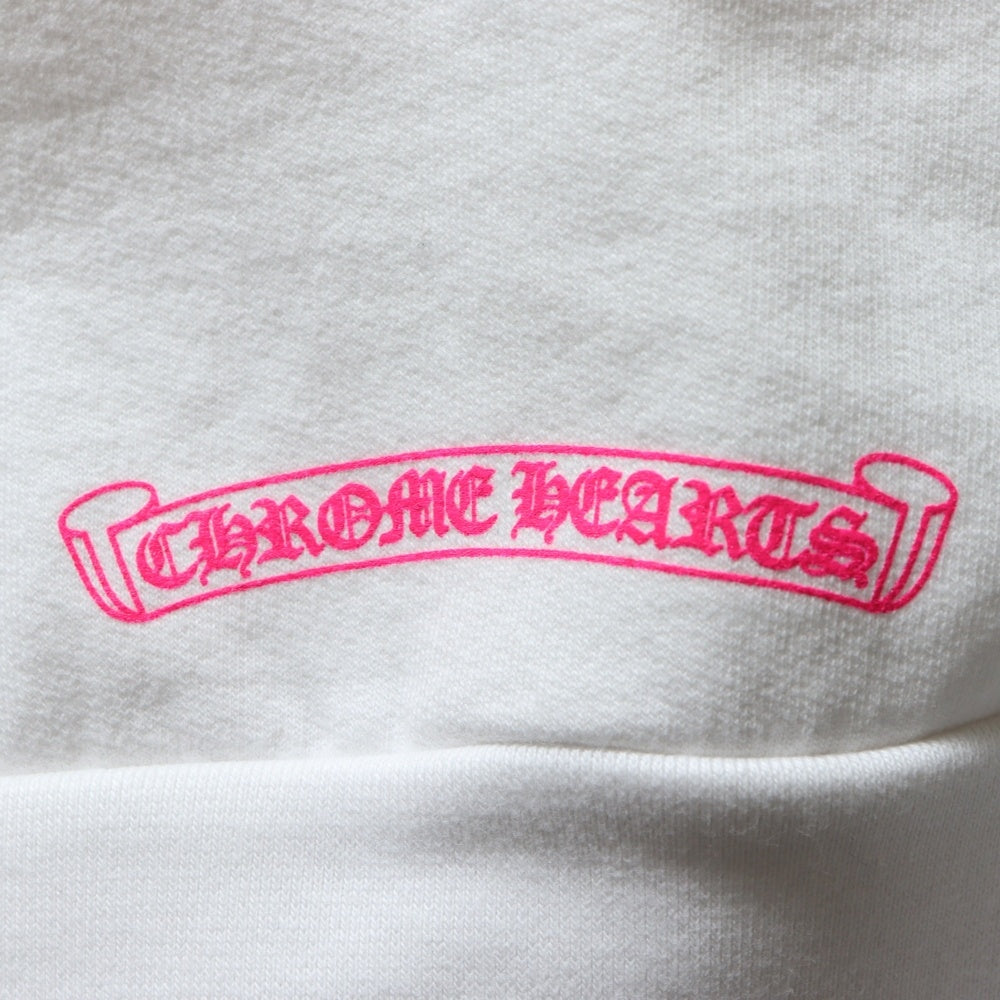 CHROME HEARTS(クロムハーツ) バックホースシュー 袖フローラル ピンク