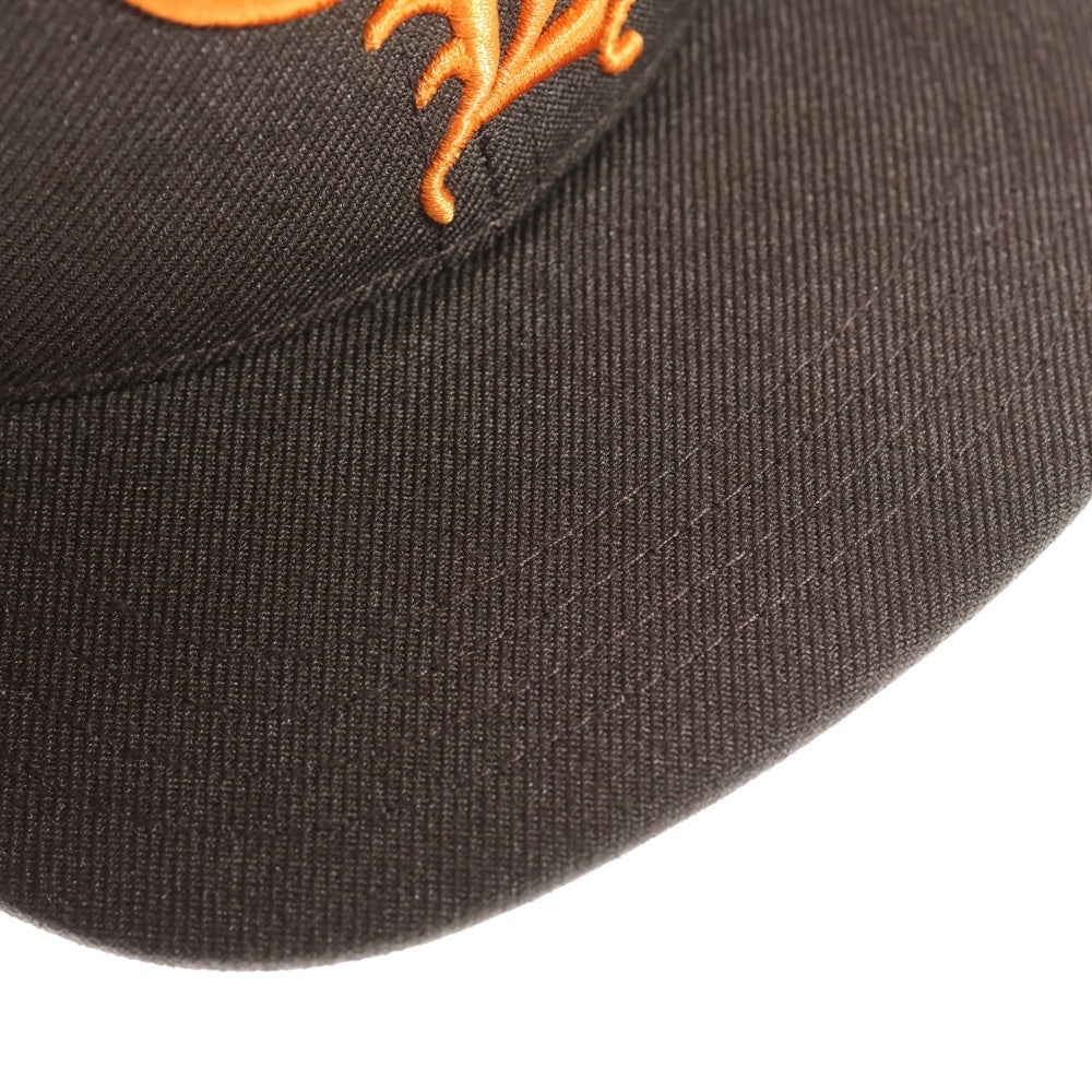 CHROME HEARTS(クロムハーツ) CH刺繍ベースボールキャップ 6 PANEL ON FIELD BSBL CAP ブラウン