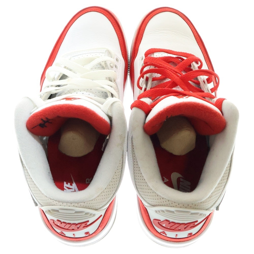 NIKE(ナイキ) Air Jordan 3 Retro Tinker White University Red ティンカー レッド CJ0939-100 US10.5/28.5cm