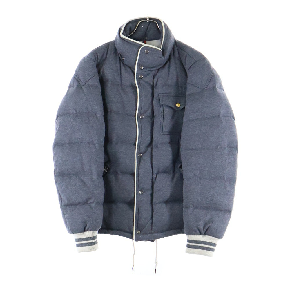 MONCLER(モンクレール) BRESLE ブレスル フーデッド ジップアップ ダウンジャケット グレー 220914137500