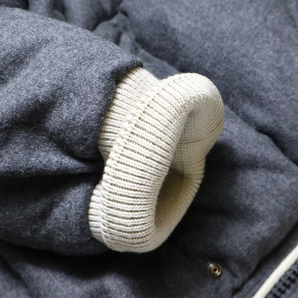 MONCLER(モンクレール) BRESLE ブレスル フーデッド ジップアップ ダウンジャケット グレー 220914137500