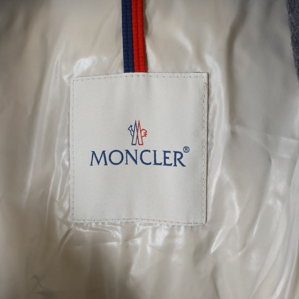 MONCLER(モンクレール) BRESLE ブレスル フーデッド ジップアップ ダウンジャケット グレー 220914137500