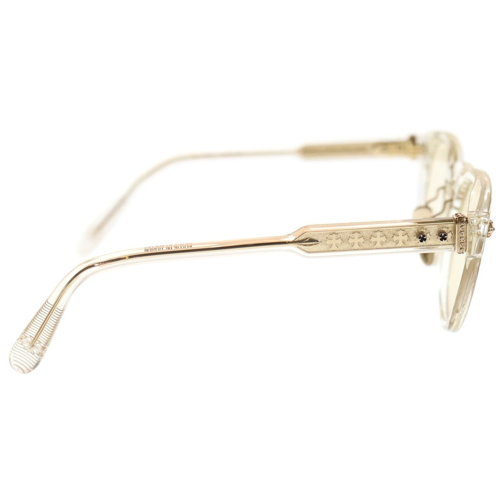 CHROME HEARTS(クロムハーツ) DINGALONGLINGLONG II CHプラスフレーム ボストンサングラス メガネ 眼鏡 アイウェア クリア