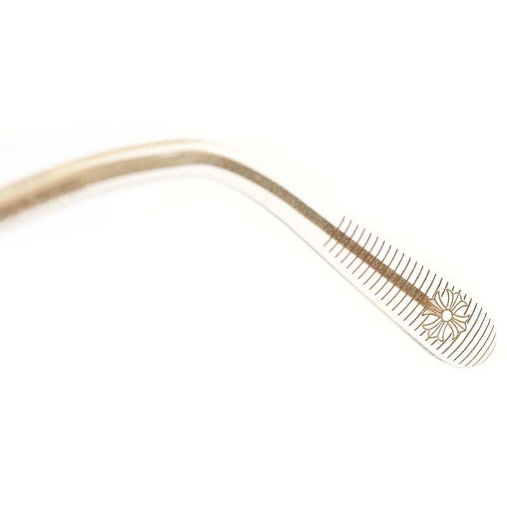 CHROME HEARTS(クロムハーツ) DINGALONGLINGLONG II CHプラスフレーム ボストンサングラス メガネ 眼鏡 アイウェア クリア