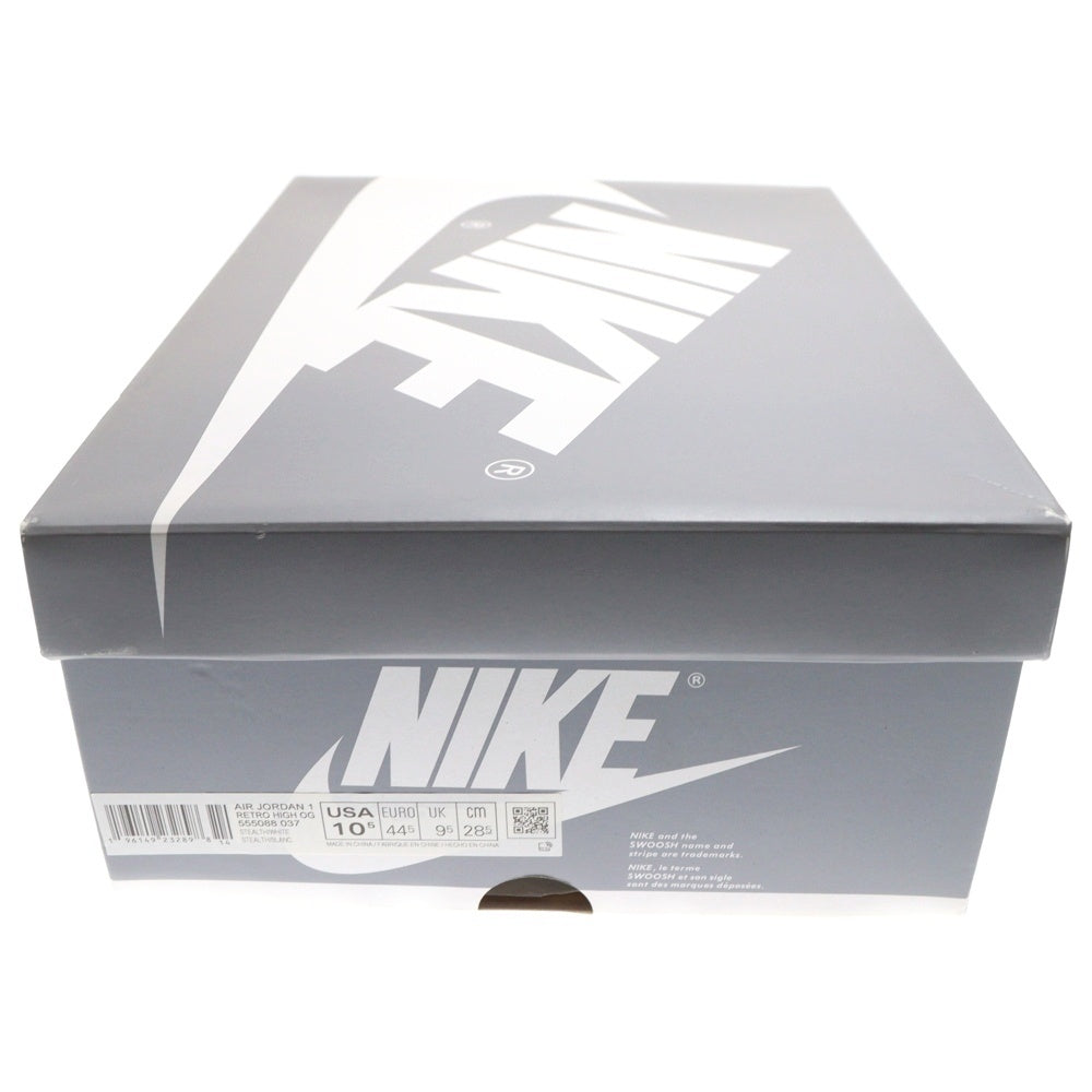 NIKE(ナイキ) AIR JORDAN 1 RETRO HIGH OG WHITE CEMENT エアジョーダン1 ホワイトセメント ハイカットスニーカー US10.5/28.5cm ホワイト/グレー 555088-037