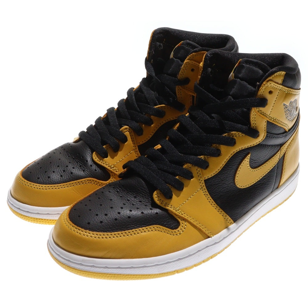 NIKE(ナイキ) AIR JORDAN 1 RETRO HIGH OG TAXI エアジョーダン 1 レトロ タクシー ハイカットスニーカー シューズ イエロー/ブラック US10/28cm 555088-701