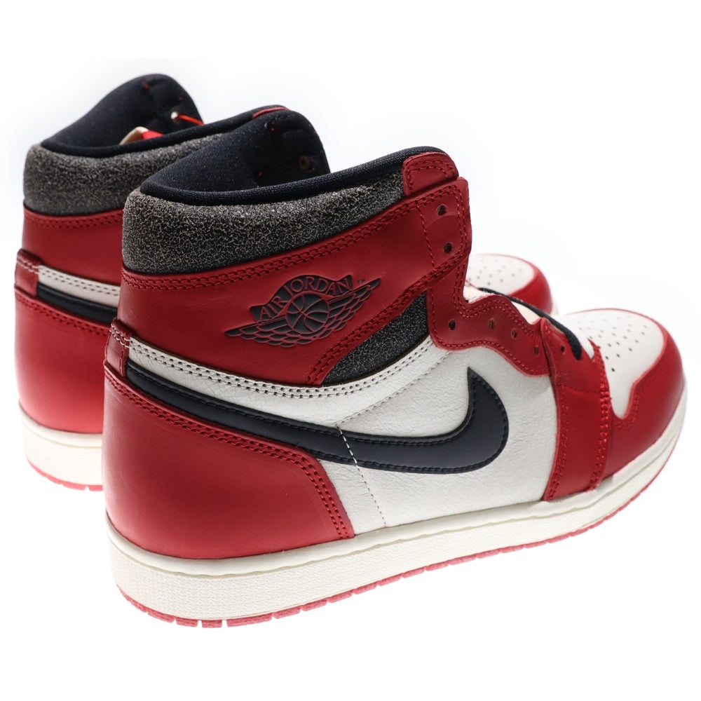 NIKE(ナイキ) AIR JORDAN 1 RETRO HIGH OG エアジョーダン1 シカゴ ロストファウンド ハイカットスニーカー ホワイト/レッド US10.5/28.5cm DZ5485-612