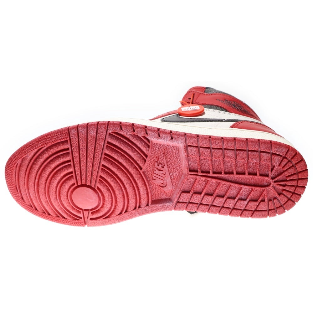 NIKE(ナイキ) AIR JORDAN 1 RETRO HIGH OG エアジョーダン1 シカゴ ロストファウンド ハイカットスニーカー ホワイト/レッド US10.5/28.5cm DZ5485-612