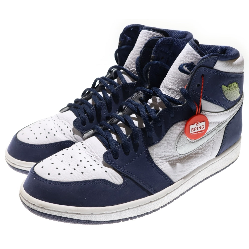 NIKE(ナイキ) AIR JORDAN 1 RETRO HIGH OG CO JP MIDNIGHT NAVY エアジョーダン ミッドナイト ネイビー ハイカットスニーカー US10.5/28.5cm DC1788-100