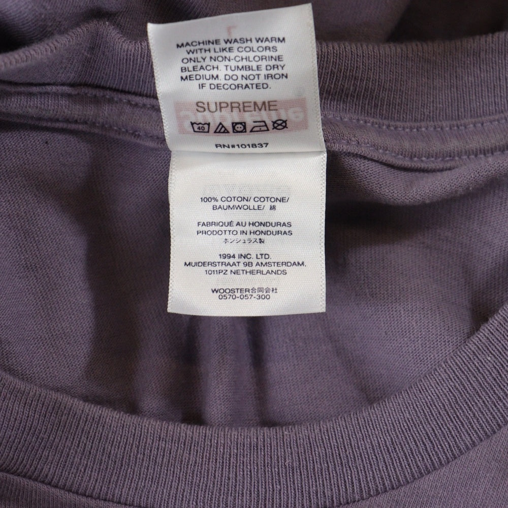 SUPREME(シュプリーム) 24AW Snow White Tee 白雪姫 半袖 クルーネック Tシャツ パープル